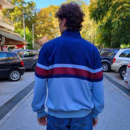 Vintage 80s Adidas Colorblock Track Top L
