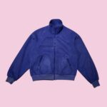 Vintage 90s Columbia Women's Blue Boxy Fit Full Zip Fleece Jacket S-M