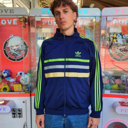 Vintage 90s Adidas Colorblock Track Top M-L
