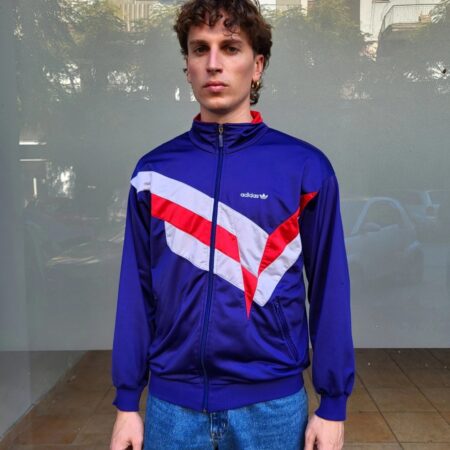 Vintage 90s Adidas Colorblock Track Top M