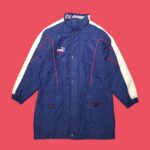 Vintage 90s Puma King Blue Padded Jacket M