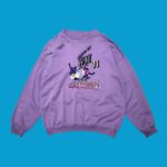 Vintage 90s Purple Graphic Sweatshirt L