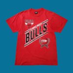 Vintage 90s Screen Stars Chicago Bulls Single Stitch T-Shirt M-L
