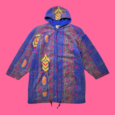 Vintage 90s Walking Silky Women's Red Quilted Fleece Coat M