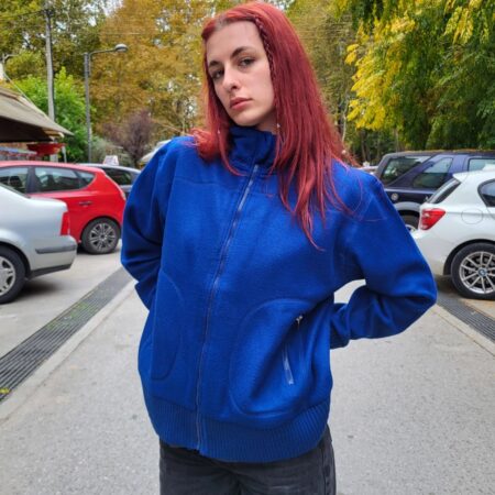 Vintage Blue Fleece Jacket S