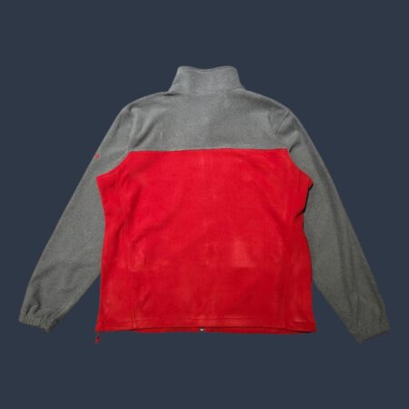 Columbia Ohio State NCAA Red & Grey Full Zip Fleece Jacket XL