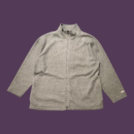 Vintage Grey Full Zip Fleece Jacket L