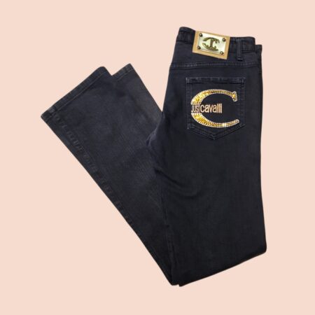 Vintage Roberto Cavalli Just Cavalli Women's Black Jeans W30