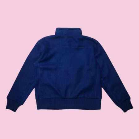 Vintage Women's Blue Fleece Jacket S-M