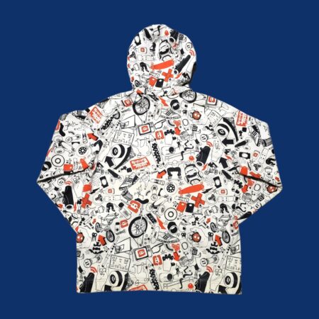 Vintage Y2K Adidas Graphic Hoodie M